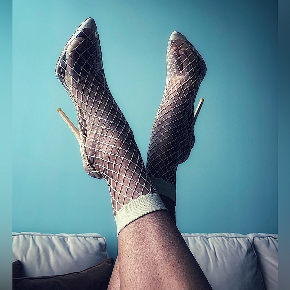 PUBLIC DESIRE Mesh Heels
